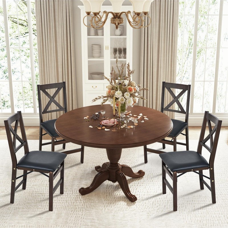 COLAMY Folding Dining Chairs Set of 2, Foldable Chairs with