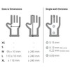 Unigloves PRO.TECT Black GA0042 Nitrile Single Use - Multipurpose, Powder