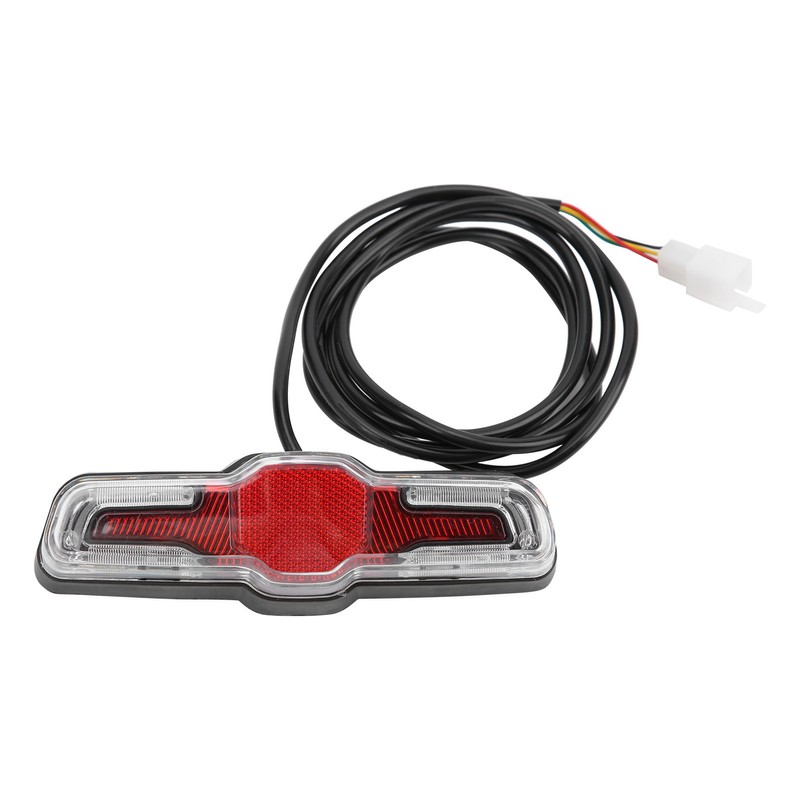 Electric Bicycle Rear Light 5LEDs ABS 36V/48V/60V for Hub Motor