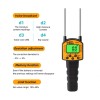 Glomora Moisture Meter, Portable Hay Moisture Meter, Digital LCD Grain