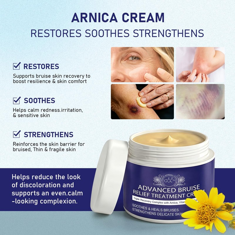 fugit Bruise Cream - Bruise Repair & Skin Arnica Bruise