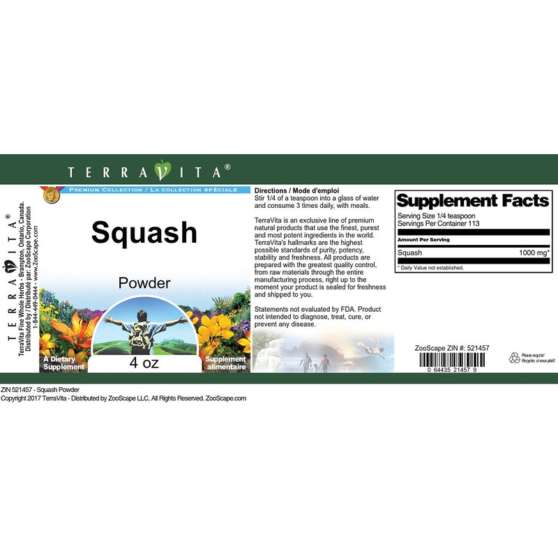 Squash Powder (4 oz, ZIN: 521457) - 2 Pack