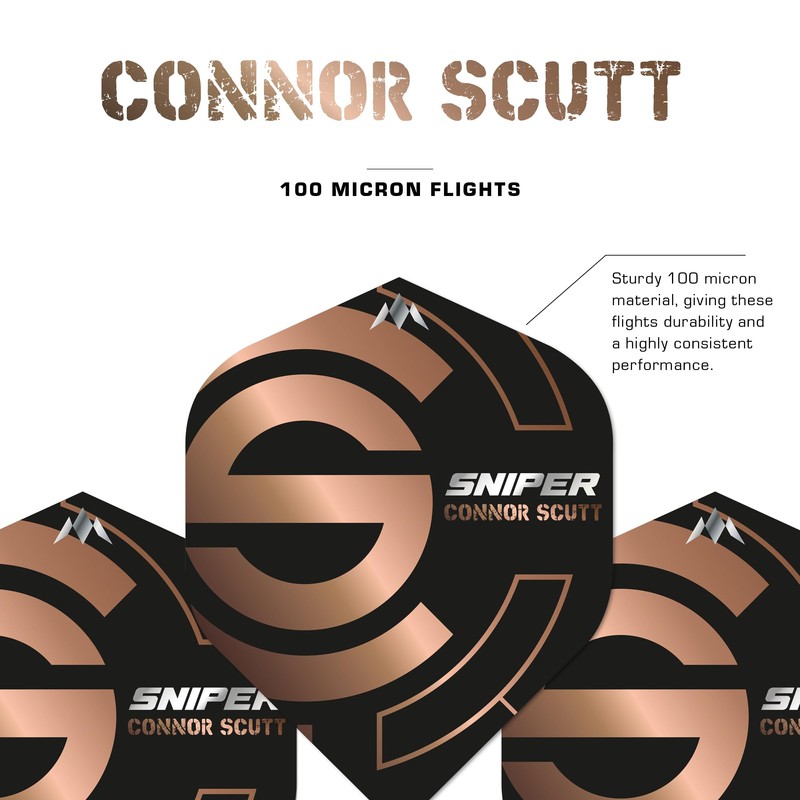 Mission Darts Mission Solo Dart Flight | No2 Standard Shape