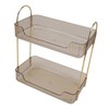 Double Layer Makeup Stand Modern Light Luxury 2 Tier Makeup
