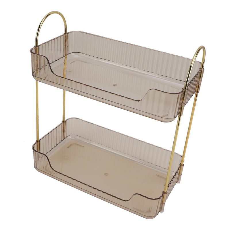 Double Layer Makeup Stand Modern Light Luxury 2 Tier Makeup