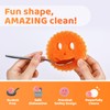 12 Colorful Smile Kitchen Sponges, Temperature Controlled Dish Sponge, Double