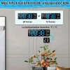 Reloj De Pared Digital Con Termómetro, Alarmas Y Calendario