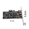 Gorise 2.5Gbps PCI-E PCI Express FireWire 1394a IEEE 1394 Controller