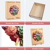 Reouinty Wooden Puzzles for Adults 500 Piece, Colorful Succulent Puzzle