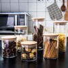 Xtulina 950ML Glass Kitchen Storage Jars, Airtight Storage Containers with