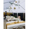 LIHAO Paper Lanterns, White Lanterns, Paper Lanterns, Pack of 10,