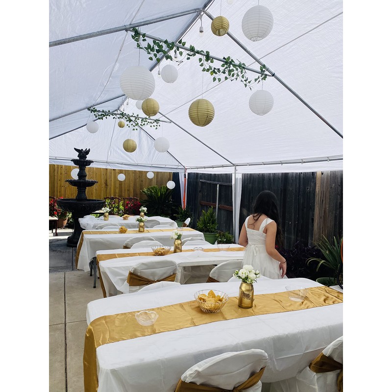 LIHAO Paper Lanterns, White Lanterns, Paper Lanterns, Pack of 10,