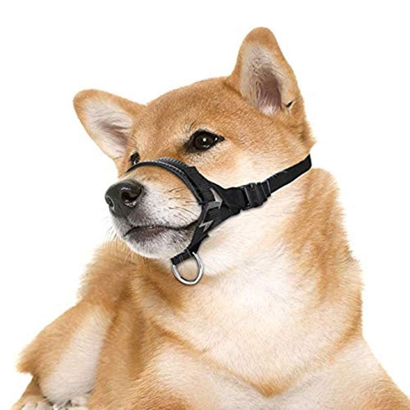 Nylon Dog Muzzle for Small,Medium,Large Dogs Prevent from Biting,Barking and
