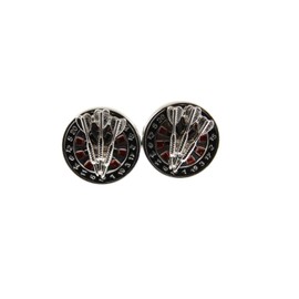 Zac's Alter Ego 3 Darts & Dart Board Cufflinks in Gift Box