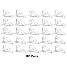 JSP Manufacturing 100 Pack Recycled Clear V2-Mini Roof Guard Snow and Ice Guard Prevent Sliding Ice Snow Stop Buildup Plastic