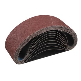 STEBRUAM Sanding Belts 75 x 533 Grit 60 Pack of 10
