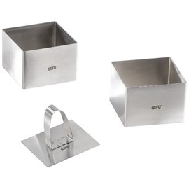 Gefu 12180 Dessert and Appetizer Rings Square