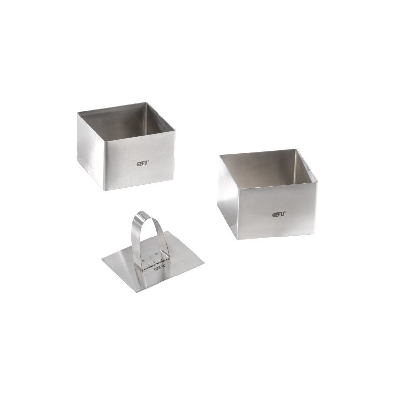 Gefu 12180 Dessert and Appetizer Rings Square