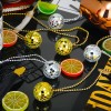 Collares Disco Eamoil Pack 20 Unid Dorado Plateado 76cm Bola