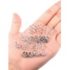 Blulu 8 Pairs Stainless Steel Ear Cuff Non Piercing Clip