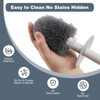 TUUGOTOUU Toilet Bowl Brush and Holder 2 Pack Long Handled