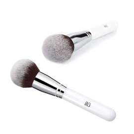 Ilu Ilu Mu 209 Large Powder Brush, 300 g, Large Powder Brush for Flawless Make-Up, Vegan Make-Up Brush, Ideal for Powder, Blush Highlighter, Makeup Brush Set for Everyone