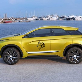 Waterproof Horse Head Sticker, Asudaro Pack of 2, Horse Silhouette Car Sticker, 3D Animal Style Sticker for Laptop, Phone Accessories, Helmet, Car, Window, Cup, Door Wall Decoration, 19.5 x 19.5 cm,