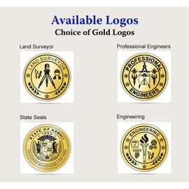 State Board Professional Document Case PE Certificate Holder Frame Best PE License Gift Holder Logo Training Certified Professional Engineering Land Surveyor Engraving