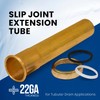 Highcraft 1-1/2” x 12” Slip Joint Extension Tube Brass Extension