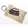 BlackStuff Carbon Fibre Keyring Compatible with A3 S3 8L 1996-2003,