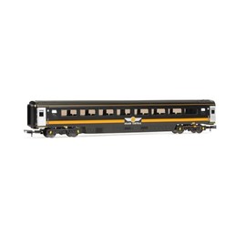 Hornby R40441 RailRoad Grand Central Rail, Mk3 Trailer Standard Open, 42401 - Era 10 Junior Railroad, Black