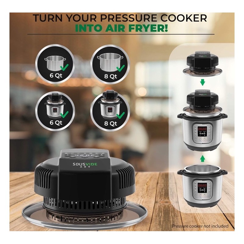 ROZMOZ For Sousvide Art Broiler Lid BG-C for 6.3qt and
