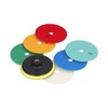 6Pcs Dry Diamond Polishing Pads 1Pc Backer Polish Kit for