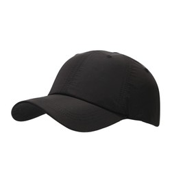 WITHMOONS Lightweight Baseball Cap Camp Hat Outdoor Running Fishing Hat YZ10145 (Black)