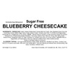 Andy Anand Fresh Sugar Free Blueberry Cheesecake 9" 2 lbs