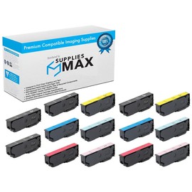 SuppliesMAX Remanufactured Replacement for Expression Photo XP-55/750/760/850/860/950/960/970 High Yield Inkjet Combo Pack (4-BK/2-C/M/Y/LC/LM) (NO. 277XL) (T277XL4B2CMYLCLM-US)