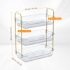 Leoenir 3-Tier Bathroom Organizer Countertop – Makeup, Perfume, and Skincare