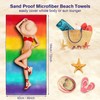 YISUMEI Microfibre Beach Towel XXL Beach Towel Lightweight Beach Towels