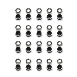 YFFSFDC Rod Guide, Fishing Rod Guide, Stainless Steel, 20 Piece Set, 0.04 - 0.1 inch (1.1 - 3.0 mm), Repair, Replacement, Repair Kit