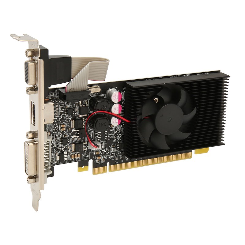 GT610 2G DDR3 64bit Graphics Card with Cooling Fan Support