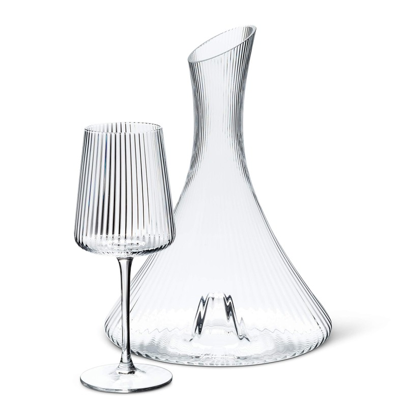 Abbott Collection Tight Optic Wine Glass - 8.5" H (12oz)