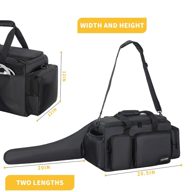 OUUTMEE Chainsaw Carrying Case, Waterproof Foldable Chainsaw Storage Bag Compatible