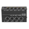 4 Channel Mixer Black Ultra Low Noise 4 Channel Compact