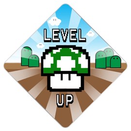 Tassel Toppers Level Up Grad Cap Decorated Grad Caps