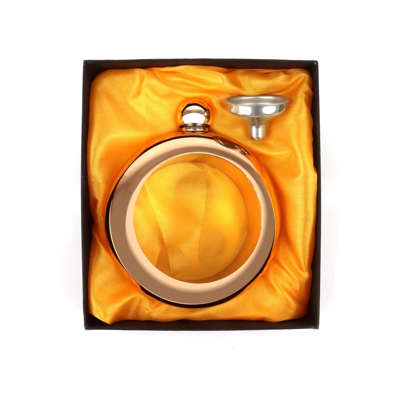 TOPTIE Bracelet Flask present for Women with Funnel, 3.5 oz
