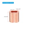 PATIKIL 10 Pack 1/8"/3mm Wire Rope Loop Sleeves Copper Double