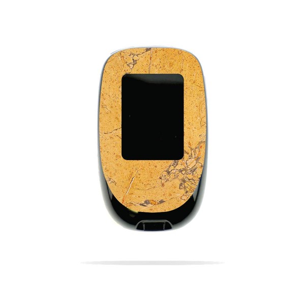 MightySkins Skin Compatible with Accu-Chek Nano - Saffron Marble |