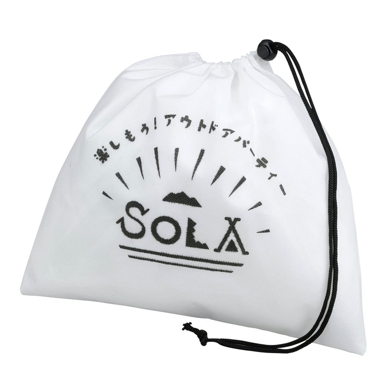Kakusee Sola Relax Camping Bowl and Plate, Set of 4
