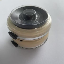 MissHome Magnetic Car Phone Holder, Adjustable Dashboard Cradle, 360° Rotatable, Cream-colored