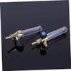 TEHAUX Pressure Reducer Flowmeter Alloy Flow Gauge Made for Professional